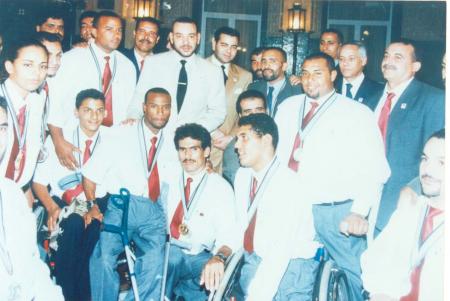 au palis royal avec SMJ LE ROI MOHAMED CINQ